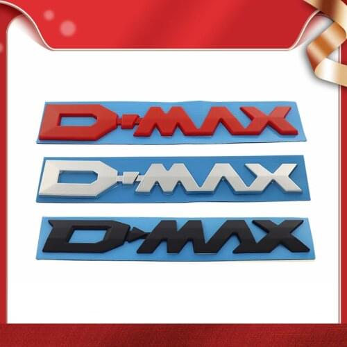 3D Premium DMAX D MAX D.MAX D-MAX for car Engine Hood Fender trunk Tail Rear Bonnet Nameplate Decal Emblem Badge Sticker
