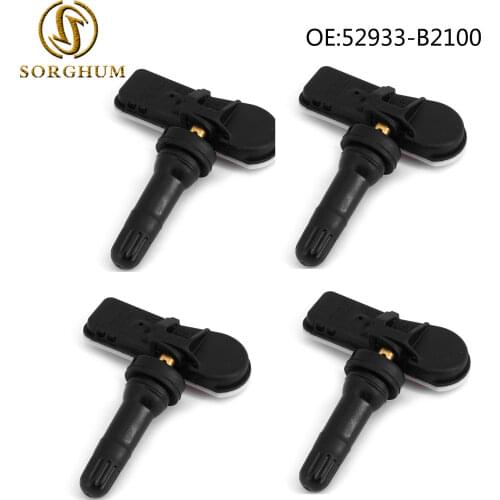 4pcs 52933-B2100 TPMS Tire Pressure Monitoring Sensor Fit For Hyundai i10 Kia Picanto 52933B2100