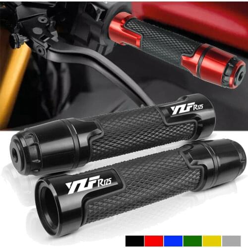For YAMAHA YZF R125 7/8" 22mm CNC Aluminum Motocycle Handlebar Hand Grips hand