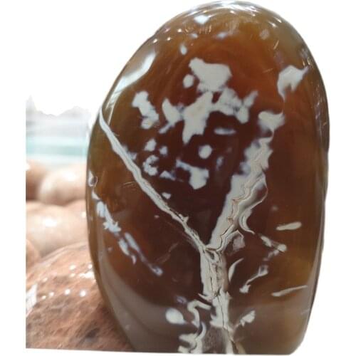 300-700g 1PC Natural Amazing top Natural Gemstones Agate Torch Free form Healing natural stones and minerals Holiday gifts