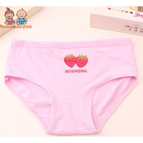 2pc Baby Cartoon Underwear Girls Cotton Briefs Underpant Children Panties Short