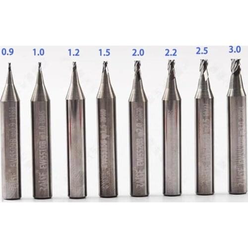 Raise Carbide Strawberries 1.0 1.2 1.5 2.0 2.5 3.0 End Mills Cutter For Key Copy Cutting Duplicating Machine Drill Bits