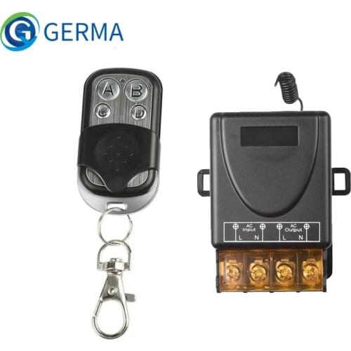 GERMA 3pc 433 mhz Wireless RF Remote Control Transmitter Electric Gate Key Fob Garage Controller Included Battery(not for clone)