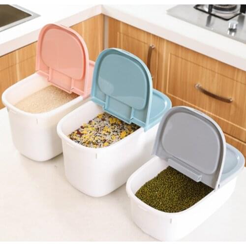 Sealed food container household moisture-proof sealed plastic rice bucket, flour bucket, grain insect-proof rice storage