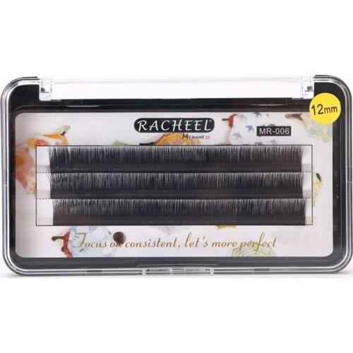 Lucky Flower Racheel Individual False Eyelash C Curl 0.07mm Thick Natural Eyelashes Soft Fake Eyelash Makeup Extensions