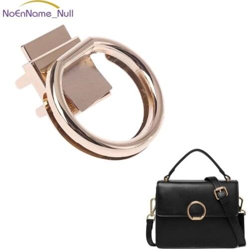 Round Shape Metal Clasp Turn Lock Twist Lock Hardware For DIY Handbag Bag Purse JUL29