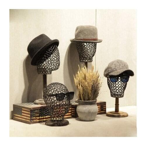 Best Quality Fashionable Metal Head Mannequin With Base Factory Direct Sale