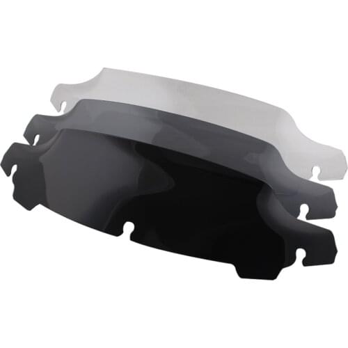 Motorcycle 4.5" Wave Windshield Upper Fairing Wind Deflectors For Harley Touring Electra Glide Street Glide FLHX FLHT 2014-2019