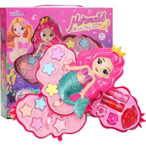 New Kids Makeup Set Girls Makeup Toys For Kids Girl Make up Toy Set Washable Pretend Play Kids Make up Toys For Girls Toys