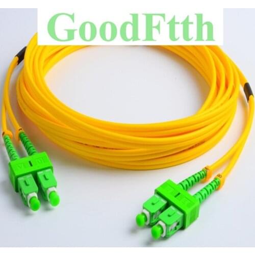 Fiber Patch Cord Jumper Cable SC-SC APC SC/APC-SC/APC SM Duplex GoodFtth 20-50m