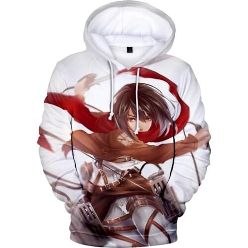 Rholycrown Fashion Design Attack on Titan 3D Hoodies Mens / Womens Hoodie Mens Clothing Sweatshirt Casual Top Hooded Pullover
