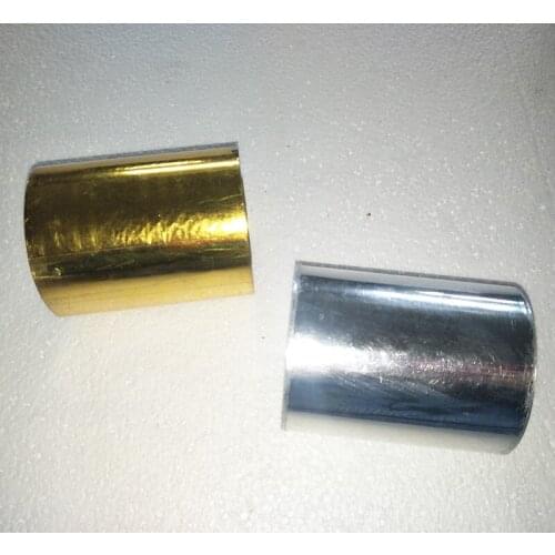 DIY Transfer Hot Stamping Paper High Quality Hot Selling Hot Foil Stamping Gold and Sliver Color 80mmx120M Heat Stamping Foil