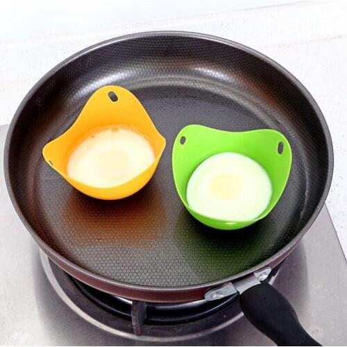 Silicone Egg Boiler Egg Boiler Pot Steamed Egg Tray Boiler Bowl Mold Ring Kitchen Cooking Accessories Tool