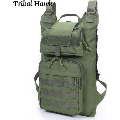 Tactical Backpack Army Military Airsoft Assault Molle Bag Combat Vest Gear Outdoor Hunting Camping Hydration Foldable Rucksack