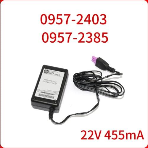 22V455mA AC Adapter Charger 0957-2403 0957-2385 For HP 1010 1012 1510 1512 1513 1514 1518 2515 Printer Scanner Power Original