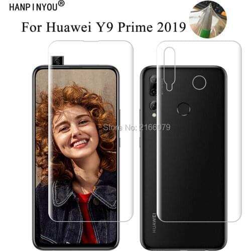 For Huawei Y9 Prime Y9Prime 2019 / P Smart Z Soft TPU Front Back Rear Full Cover Screen Protector Protective Film (Not Glass)