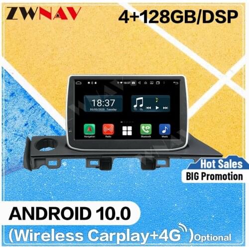 128G Carplay Android10 screen Multimedia DVD Player for MAZDA 6 Atenza 2017 2018 wifi GPS Navigation Auto Radio Stereo Head unit