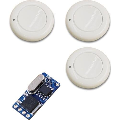 3.7V 4.5V 5V 6V 9V 12V Wide Range Voltage Relay Remote Switch Mini Relay Receiver Transmitter RF Wireless ON OFF Switch 315/433