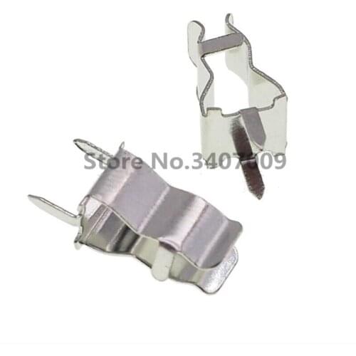 500pcs/lot 5x20mm fuseholders 5X20 Fuse tube support fuse holder for 5*20 insurance fuse Clip