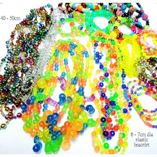 50X Mixed Girl Bracelet and Necklace Kids Vintage Charm Favour Pinata Bag filler gag Gift Novelty Birthday Party favor Carnival