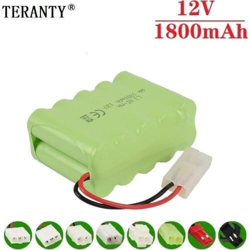 Upgrade 12v 1800mah NiMH Battery For Rc Toys Cars Tanks Trucks Robots Guns Boats AA Ni-MH 12v Rechargeable Battery Pack