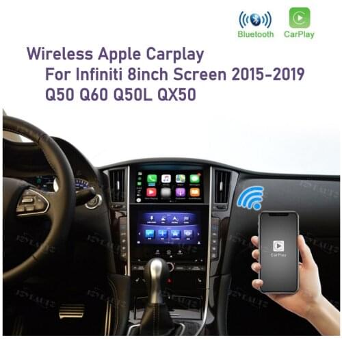 Joyeauto Wireless Apple Carplay For Infiniti 8inch Screen 2015-2019 Q50 Q60 Q50L QX50 Android Auto Mirror Wifi Car Play Airplay