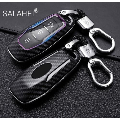 ABS Car Key Cover Case For Ford Fusion Mondeo focus 2 fiesta Mustang F-150 Explorer Edge 2015 2016 2017 2018 For Lincoln MKZ MKC