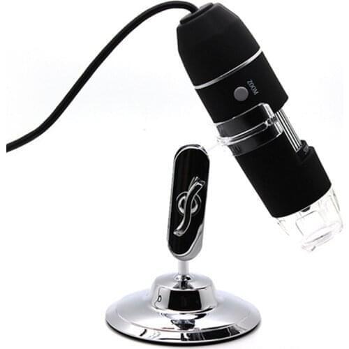1600X USB Digital Microscope Camera Endoscope 8LED Magnifier with Stand