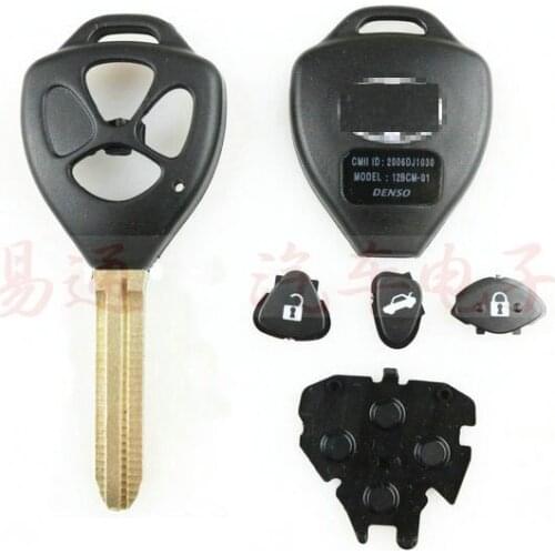 FOR Toyota FOR Camry FOR Carola/FOR New Wichi/FOR Reich/FOR RAV4 Straight Plate Remote Control Key Replacement Shell