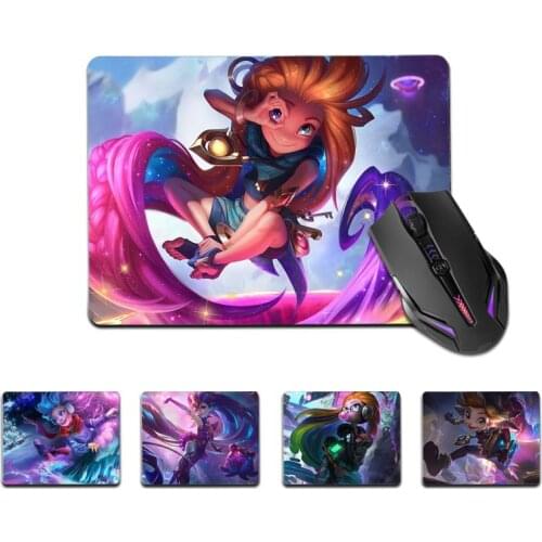 FHNBLJ High Quality League of Legends Zoe Gamer Speed Mice Retail Small Rubber Mousepad Top Selling Wholesale Gaming Pad mouse