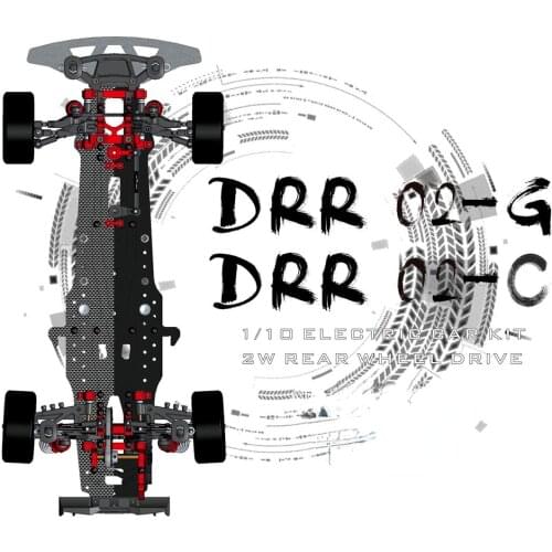 SN-RC DRR02 DRR02-C DRR02-G DRR-02 1/10 1:10 RC CAR RC MODEL 2WD LARGE ANGLE STEERING POSTPOSITION POST DRIVE DRIFT VEHICLE