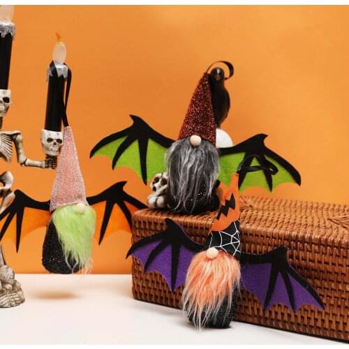 Halloween Faceless Doll Gnome Bat Dwarf Home Farmhous Kitchen Decor Decorations For Home Event Party Terror Vampire Festive #W3