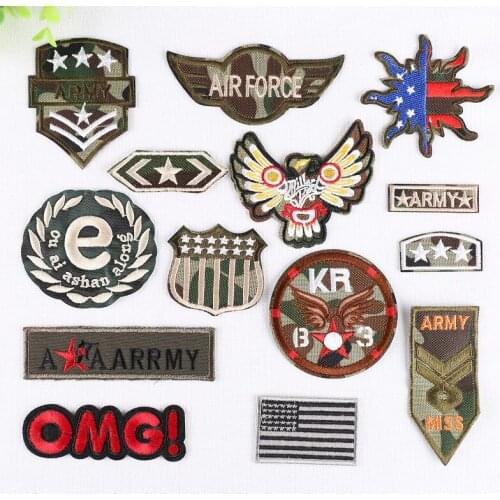 Exquisite Eagle Morale Cloth Badges Army shoulder Badge Patch Jeans Bag Hat Clothes Apparel Sewing Decoration Applique Patches