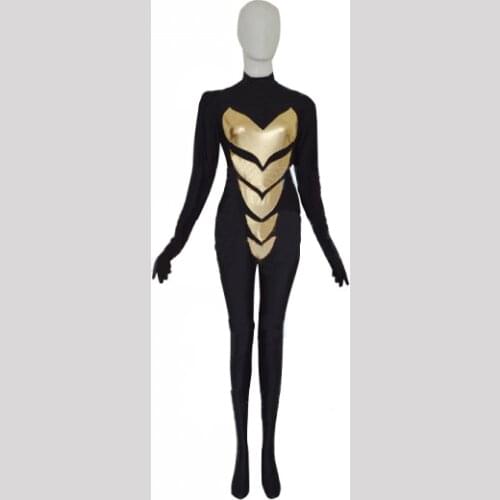 The WASP Spandex Superhero Costume Halloween Cosplay Zentai Suit Hot Sale Jumpsuit