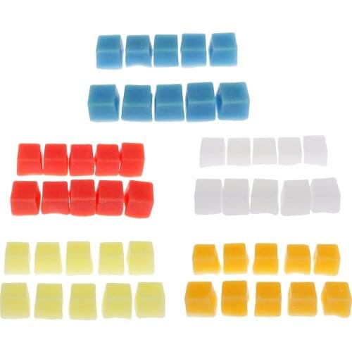 10 Pieces Cube Paraffin Wax Blocks for DIY Candle Making Supplies