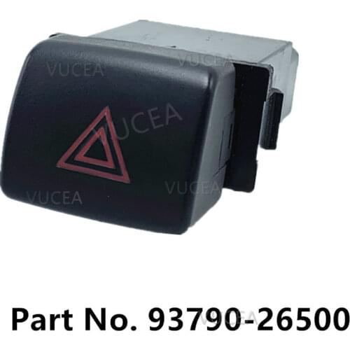 EMERGENCY HAZARD FLASHER SWITCH Emergency stop show wide light switch button For 2000 - 2006 Hyundai Santa FE 9379026500 93790-2