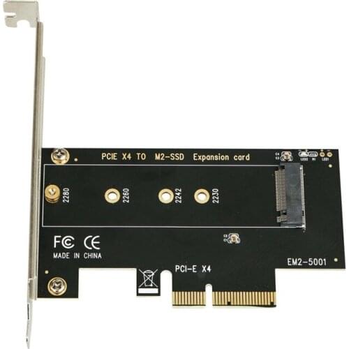 M.2 Nvme Ssd Ngff To Pcie 3.0 X4/X8/X16 Adapter Pcie To M2 Expansion Card M Key Interface Card Full Speed