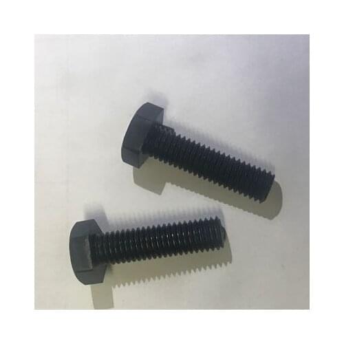 M12 M14 M16 Nylon External Hex Screw Plastic Insulation Bolts Black 25-75mm Length