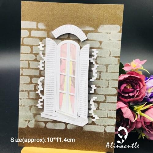 Metal Cutting die Cut Open Window DIY Scrapbooking Paper Craft Handmade Album Card Punch Art Alinacutle Cut Dies