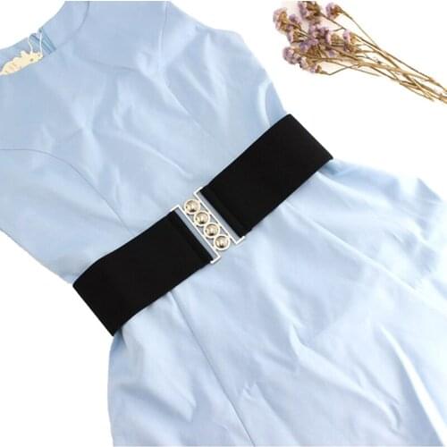 Fashion Women Retro Belt Elastic Waistband Dress Accessories Girls Waist Seal Fashion Womens Retro Width Belt