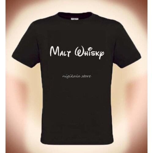Newest Fun T-Shirt - Malt Whisky, NEW, Sizes: S To 5XL Funny O Neck T Shirt