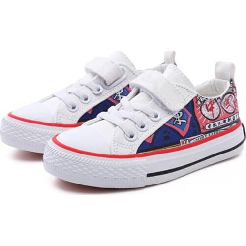 2020 Autumn new low-top casual canvas shoes oriental culture pattern printing color matching all-match retro student cloth shoe