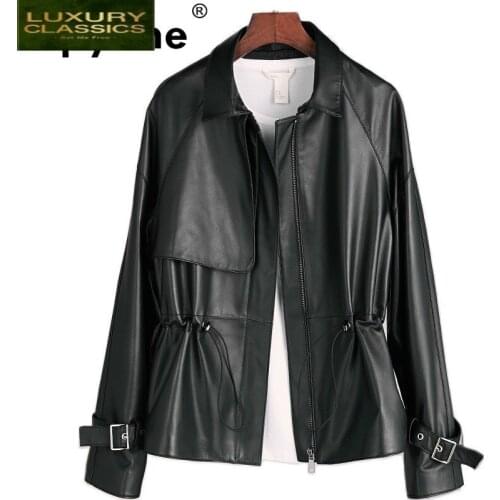 Clothes Spring Jacket Women 2021 100% Real Genuine Leather Jacket Korean Elegant Female Sheepskin Coat Womens Fur Coat ZT2179