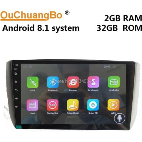 Ouchuangbo 9 inch car gps radio head units for ChangAn Alsvin V5 support 4 core 1080P WIFI android 8.1 OS 2+32