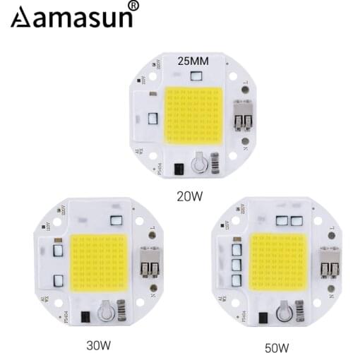 Full Power 220V 110V 20W 30W 50W Integrated Led Chip Beads for DIY Spotlight Floodlight Welding Free F5454 High Brightness