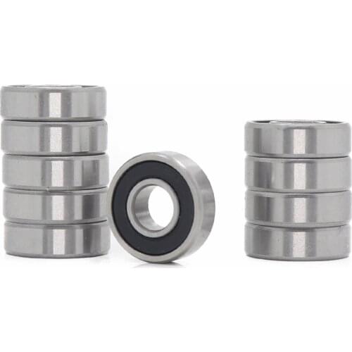 R4RS Bearing 6.35*15.875*4.97 mm ABEC-1 ( 10 PCS ) Inch Miniature R4 2RS Ball Bearings