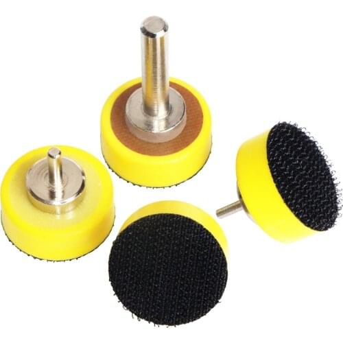 1pc 1 Inch 25mm Back-up Sanding Pad 2.35mm Shank or M6 Thread 3mm Shank for Hook and Loop Sanding Discs for Dremel Accessories