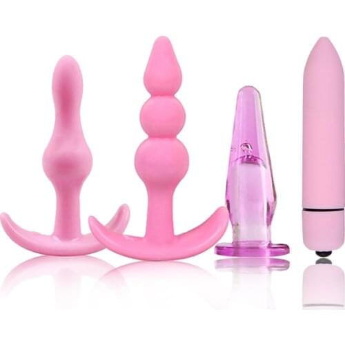 Silicone Anal Beads Butt Plug Dildo Woman Vagina Bullet Vibrator Prostate Massager Adult Masturbator Sex Toys For Men Gay Couple