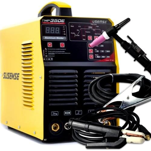 TMP350E Aluminum Welder 110/220V IGBT ACDC Inverter ARC Welder For Digital Control Professional 350A Tig/MMA Welding Machine