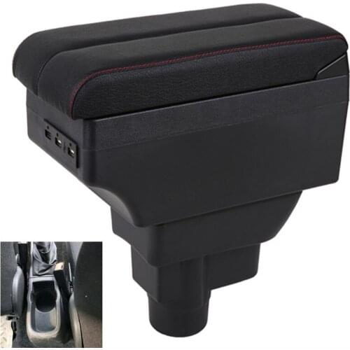 For Opel Corsa Armrest Box Opel Corsa D Universal Car Central Armrest Storage Box modification accessories